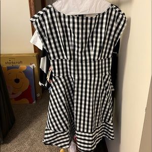 Black and white dress